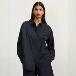 Aiayu skjorte - Shirt black navy