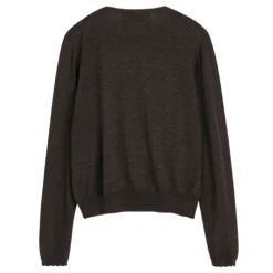 Aiayu strik - Isha dark brown melange