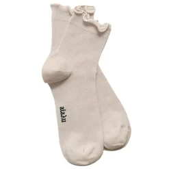 Aiayu strømper - Cotton Frill milk