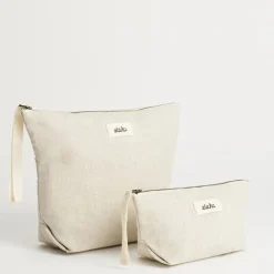 Aiayu toilettaske - Pouch Linen pure nature