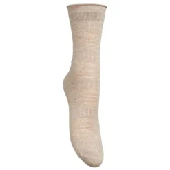 Becksöndergaard strømper - Lucretia Wola dark beige melange