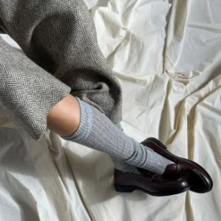 Becksöndergaard strømper - Uma Knee light grey melange