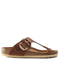 Birkenstock sandal - 1018745 Gizeh Big Buckle cognac