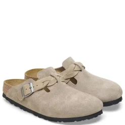 Birkenstock slip-ins - 1026694 Boston Braided taupe