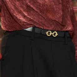 Black Colour bælte - Lotus black