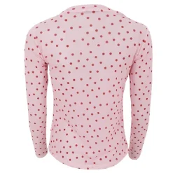 Black Colour bluse - Annie Mesh rose dot