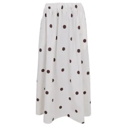 Black Colour nederdel - Abbie coffee dot