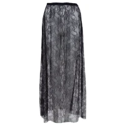 Black Colour nederdel - Franka Lace black