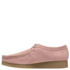 Clarks sko - Wallabee dark light pink suede