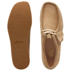 Clarks sko - Wallabee dark sand suede