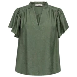 Co'couture bluse - Hera Frill army