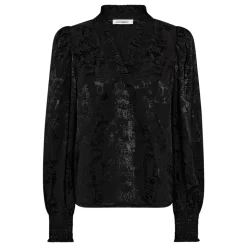 Co'couture bluse - Miko V black