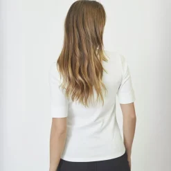 Co'couture t-shirt - Granny Embroidery SS off white