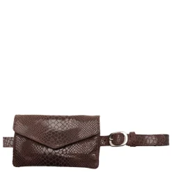 Depeche bumbag - Bæltetaske brown croco