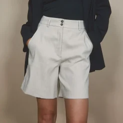 Five Units shorts - Laura Midi sand linen
