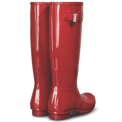 Hunter gummistøvler - Original Tall Gloss mlr/military red