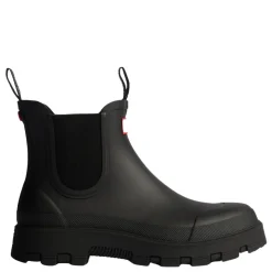 Hunter gummistøvler - Unisex Elements Elastic Chelsea blk/black