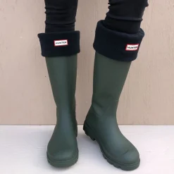 Hunter strømper - Fleece Tall black