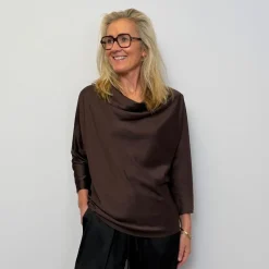 Imperial bluse - CLA6GDG brown