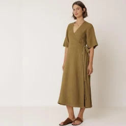 Indi & Cold kjole - Vestido CC255 khaki