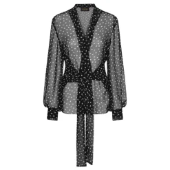 Karmamia Copenhagen bluse - Lola Wrap dot