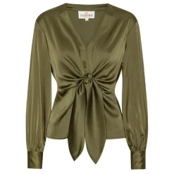 Karmamia Copenhagen bluse - Blair semi rich olive