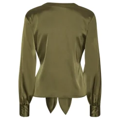 Karmamia Copenhagen bluse - Blair semi rich olive
