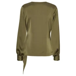 Karmamia Copenhagen bluse - Ines semi rich olive