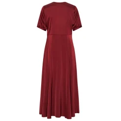Karmamia Copenhagen kjole - Faye Maxi semi rich merlot