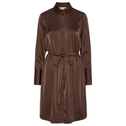 Karmamia Copenhagen kjole - Nakita semi rich brown