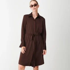 Karmamia Copenhagen kjole - Nakita semi rich brown