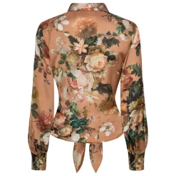 Karmamia Copenhagen skjorte - Lee tan bloom