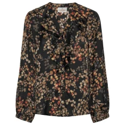 Karmamia Copenhagen skjorte . Sophia melange noir