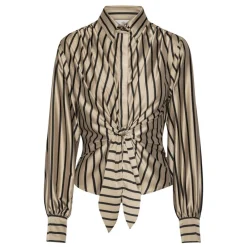 Karmamia Copenhagen skjorte - Lee tan stripe