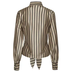 Karmamia Copenhagen skjorte - Lee tan stripe
