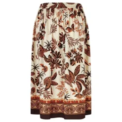 Lollys Laundry nederdel - Ella Midi creme