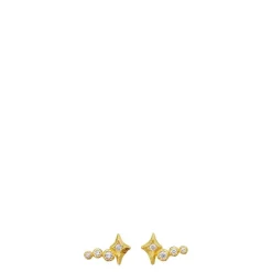 Maanesten øreringe - 10044A Minna guldbelagt