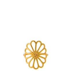 Pernille Corydon ring - R-328 Large Bellis guldbelagt