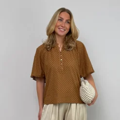 Project AJ117 bluse - Sandie praline