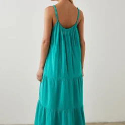 Rail kjole - Blakely emerald