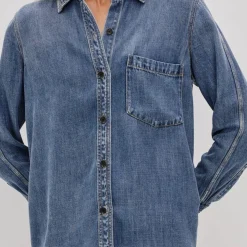 Rails skjorte - Atticus antique blue