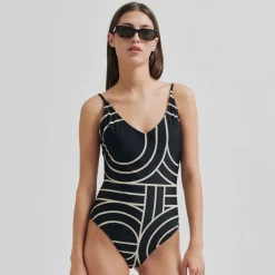 Second Female badedragt - Signature Swimsuit black