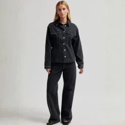 Second Female jeans - Halliot Denim black denim