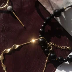 Stine A armbånd - 3217 Cherrie Bon Bon black onyx
