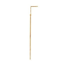 Stine A ørering - 1313 Bella Moon W. Long Chains guldbelagt