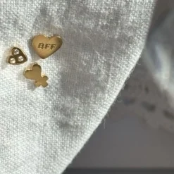 Stine A ørering - 1367 BFF guldbelagt