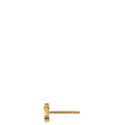 Stine A ørering - 1322 Flow with two stones single guldbelagt