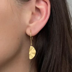 Stine A ørering - 1341 Hook W. Golden Reflection Moon guldbelagt