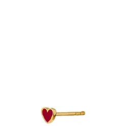 Stine A ørering - 1181 Petit Love Heart burgundy