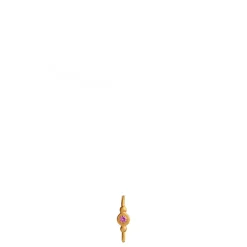 Stine A ørestik - 1005 Petit Bon-Bon Pink Zircon guldbelagt